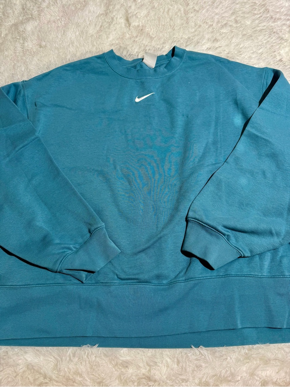 Nike 3X Women’s Teal Crewneck Sweatshirt loungewear workout long sleeve tops